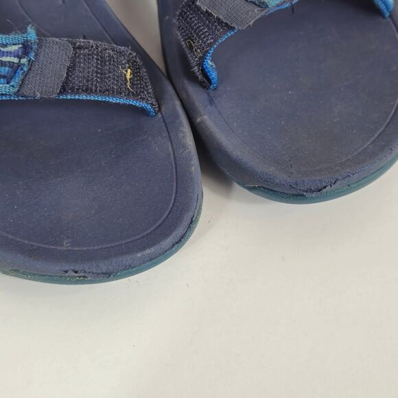 Kids Teva Sandals Blue Size 1 - Picture 4 of 7